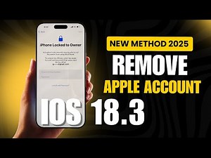 ( IOS 18.3 - FIX APPLE ACCOUNT on iPhone Activation Lock ) Remove iCloud on iPhone Locked To Owner