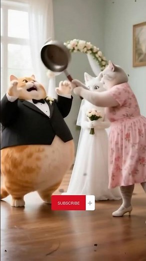 Orange Cat Caught Cheating on His Wife 😱🐱💔 | Funny Cat Drama