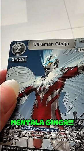 Bisa menyala gitu 🤩 GINGA Ultraman Card Game Booster Pack 03 Shadow of Undying Vengeance
