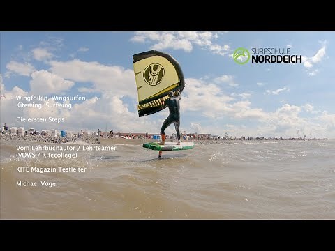 Wingfoiling for beginners, Beginner #1 Learn Winging Surfing, Kitewing