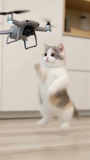 Her mission: to boop the Unidentified Flying Object. 🛸(她的任務：輕碰那個不明飛行物體。🛸)