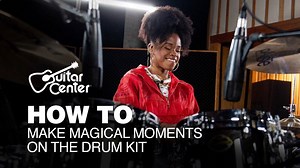 Watch as The Pocket Queen (Taylor Gordon) shows how what you play and sometimes more importantly, what you don't play, can make magical moments on the kit. For more drum techniques with The Pocket Queen and to get info on personalized lessons with our expert instructors, visit https://bit.ly/TPQGCfb #guitarcenter #keepthemusicgoing | Guitar Center