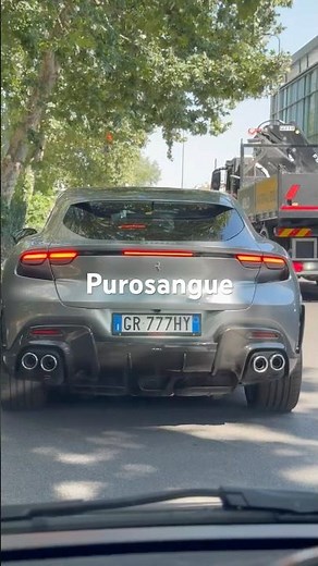 Ferrari Purosangue Silver ✨ Ferrari’s Boldest Luxury SUV