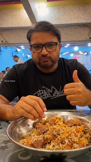 Biryani vs Hyderabadi Pulao 😥 Ghousia Pulao 4K Chowrangi #reels #reelsinstagram #pulao #yakhnipulao #biryani #nomankatiyar #nk #viralvideos #foodvideos | Noman Katiyar