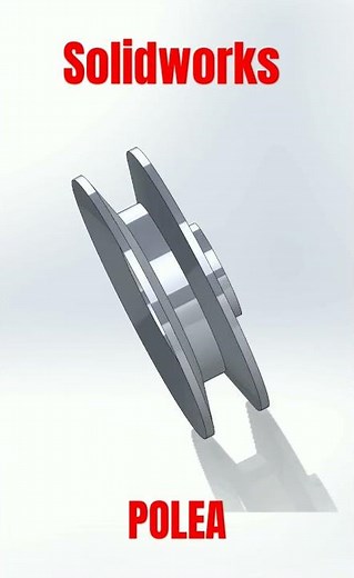 POLEA SIMPLE / SOLIDWORKS