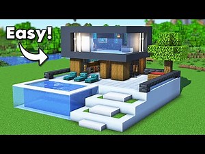 Minecraft: How to Build a Modern House | Tutorial🏠
