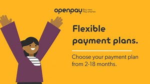 Smile Now, pay later with Openpay.