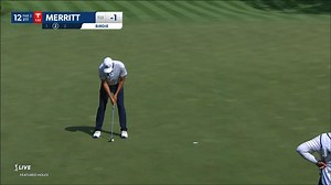 Troy Merritt pin-high tee shot yields birdie at John Deere