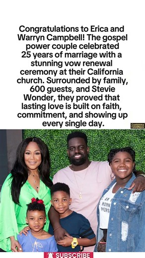 Love Worth Celebrating #shorts #EricaCampbell #WarrynCampbell #relationship #marriage #dating