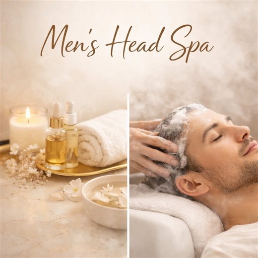 Self-care isn’t just for women. Men deserve relaxation too. 💆‍♂️ ✨ Japanese Head Spa for Men #mensspa #headspa #selfcareformen #Pittsburghspa