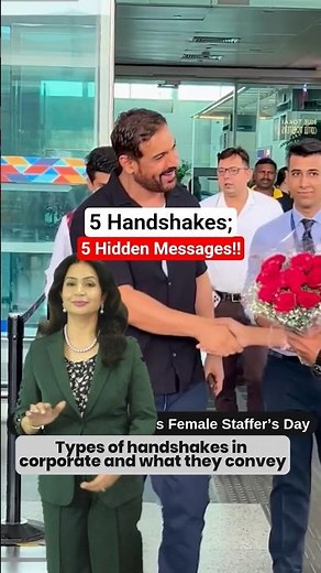 👉 5 Types of Handshakes & What They Secretly Reveal About You | Body Language Tips #corporatetips