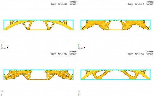Hyperworks (Optistruct) 拓扑优化例