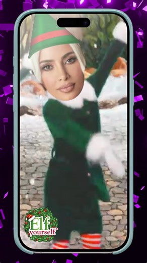 The Kardashians meet Elf Yourself 👀✨ We dare you to name a more iconic mashup. #ElfYourself #HolidayFun | ElfYourself