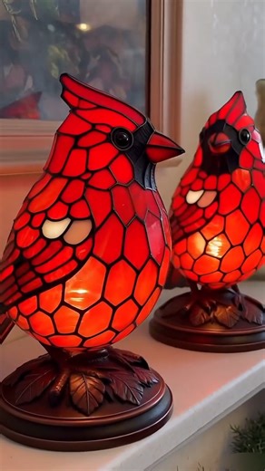 🎀 Cardinal Stained-Glass Lamp: Nature’s Glow for Your Space ✨ Cardinals symbolize joy & warmth—this lamp wraps that magic in stained-glass style! USB-powered (plug & glow!), it’s decor light in one bold red package. 🌟 Why It’s a Must-Have:🩸 Iconic cardinal design (a beloved symbol of comfort in US culture)🔌 USB-powered: use anywhere (desk, bedside, holiday mantle!)🎨 Artful decor: stunning lit or unlit—no boring lamps here!🎁 Perfect Christmas gift for nature/art lovers Bring cozy, artful wa