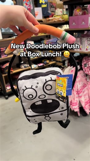 He’s even got the pencil! ✏️ @BoxLunch #spongebob #doodlebob #plushies #plush #new #spongebobsquarepants #spongebobfan #spongebobcollector #spongebobfinds #fyp #plushiesoftiktok #patrickstar #boxlunch #boxlunchfinds #mall #shopping #new #cute #lol #fypシ゚viral #spongebobmemes #doodle