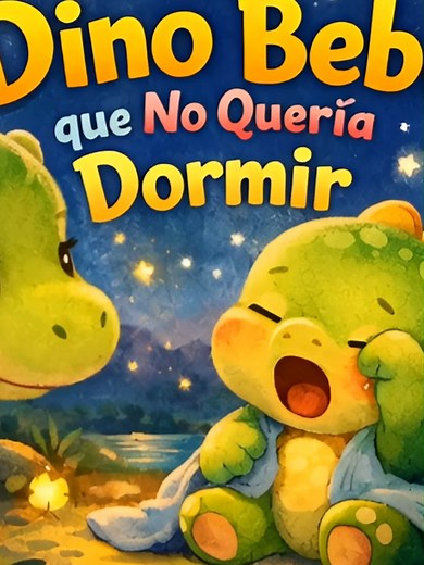 Un cuento suave sobre un dino bebé que duerme