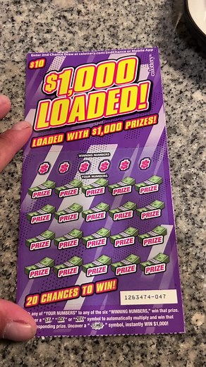 Winning Big with $1,000 Loaded Lottery Ticket Scratch-Off