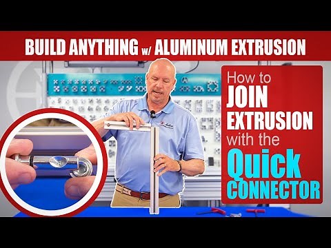 The QUICKEST Way to Join Extrusion | Quick Connector | Build Anything With Aluminum Extrusion