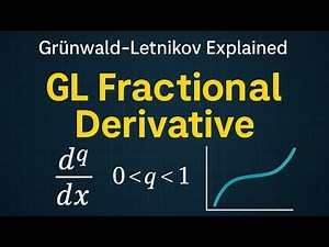Grünwald–Letnikov (GL) Fractional Derivative Proof | Fractional Calculus Lecture