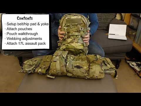 British Army Virtus Webbing: How to setup