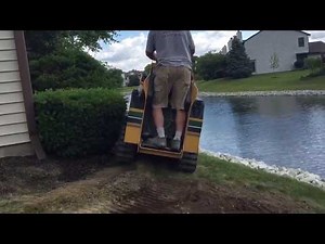 Installing Rip Rap Shorelines While Protecting Existing Grass