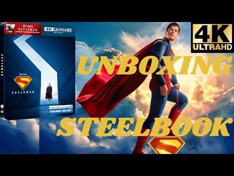 215 - SUPERMAN STEELBOOK BLU-RAY 4K ULTRA HD UNBOXING