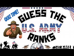 Can You Guess All the U.S. Army Ranks? 🇺🇸 | Military Rank Quiz Challenge!