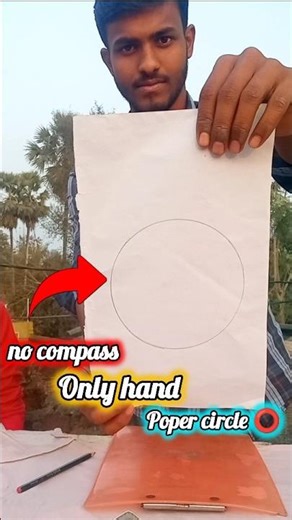 Draw a perfect circle without a compass and win ₹500 #shortsfeed #shorts