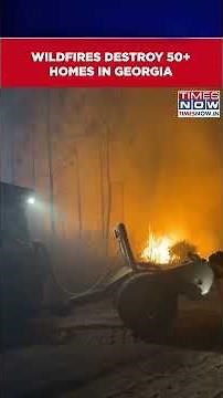 Southeast US Ablaze: Massive Wildfires Destroy 50+ Homes In Georgia, Spread To Florida#shorts