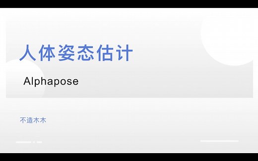 人体姿态估计 Alphapose