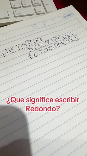 Significado de la letra redonda en grafología