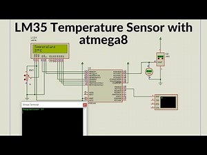 How to use lm35 temperature sensor with atmega8