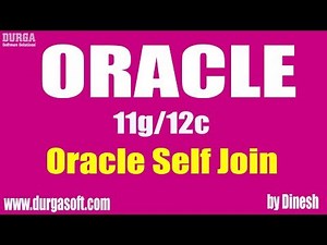 Oracle Self Join