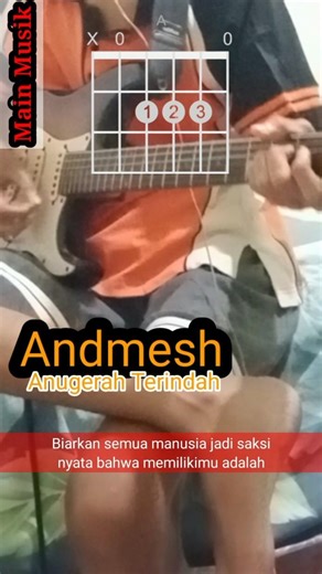 Anugerah Terindah - Andmesh || Guitar Cover #shorts #andmesh #guitarcover