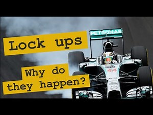 Why do F1 cars lock up?