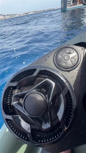 The stern doors of the underwater garage of this superyacht open hydraulically, the compartment floods, the jet ski drives in. Close the doors, pump the water out, and it becomes a dry garage again.Imagine being so rich your jet ski has a mudroom.