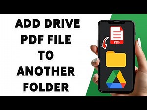 How To Add Drive PDF File To Another Folder 2024 | Google Drive File Management Guide
