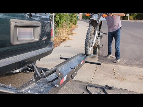 Harbor Freight Motorcycle Carrier Review & Tips Haul-Master Yamaha XT250 FZ6