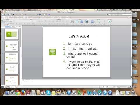 Formatting Dialogue Correctly