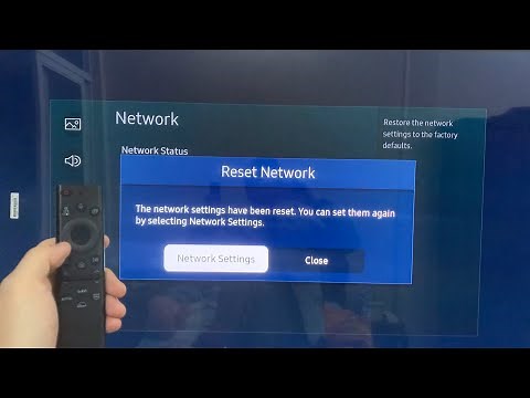 Samsung Smart TV: How to Reset WiFi Internet Network (Problems with WiFi? Weak or No Signal)