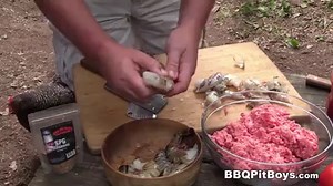 The Original Shrimp n Beef Burger. #bbqpitboys #bbq | BBQ Pit Boys