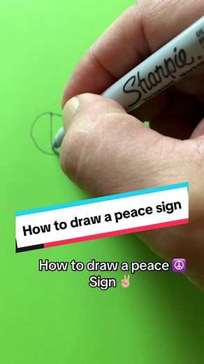 Step-by-Step Guide on Drawing a Peace Sign