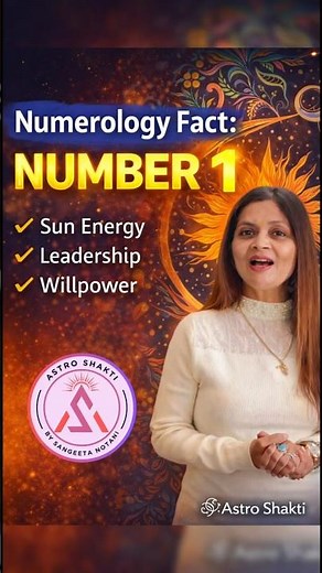 Numerology Number 1 Meaning | Astro Shakti