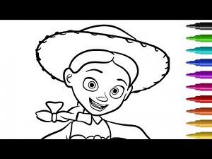 How to draw Jessie from Toy Story 🎨🎨🪁🪁