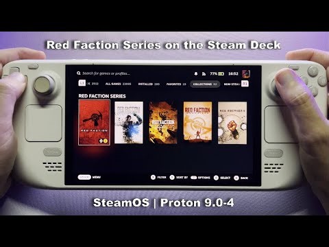 Red Faction Series on the Steam Deck | 2001-2018