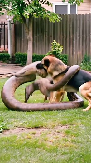 1.1K views | Dog save his baby from Snake  __________#dog #crocodile #Snake #pythonvsdog #wildanimals #reels #snake | ch shahzad | Facebook