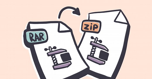 How to convert RAR to ZIP on Mac without unpacking (Try free)