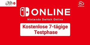 Kostenlose 7-Tage-Testphase für Nintendo Switch Online