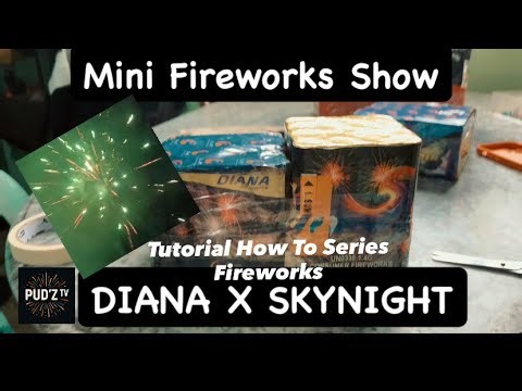 DIANA X SKYNIGHT MINI FIREWORKS SHOW | #diwali #diwali #viralvideo #viral