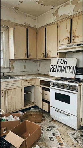 Abandoned Kitchen → Cozy Cottage Makeover (AI) #beforeafter